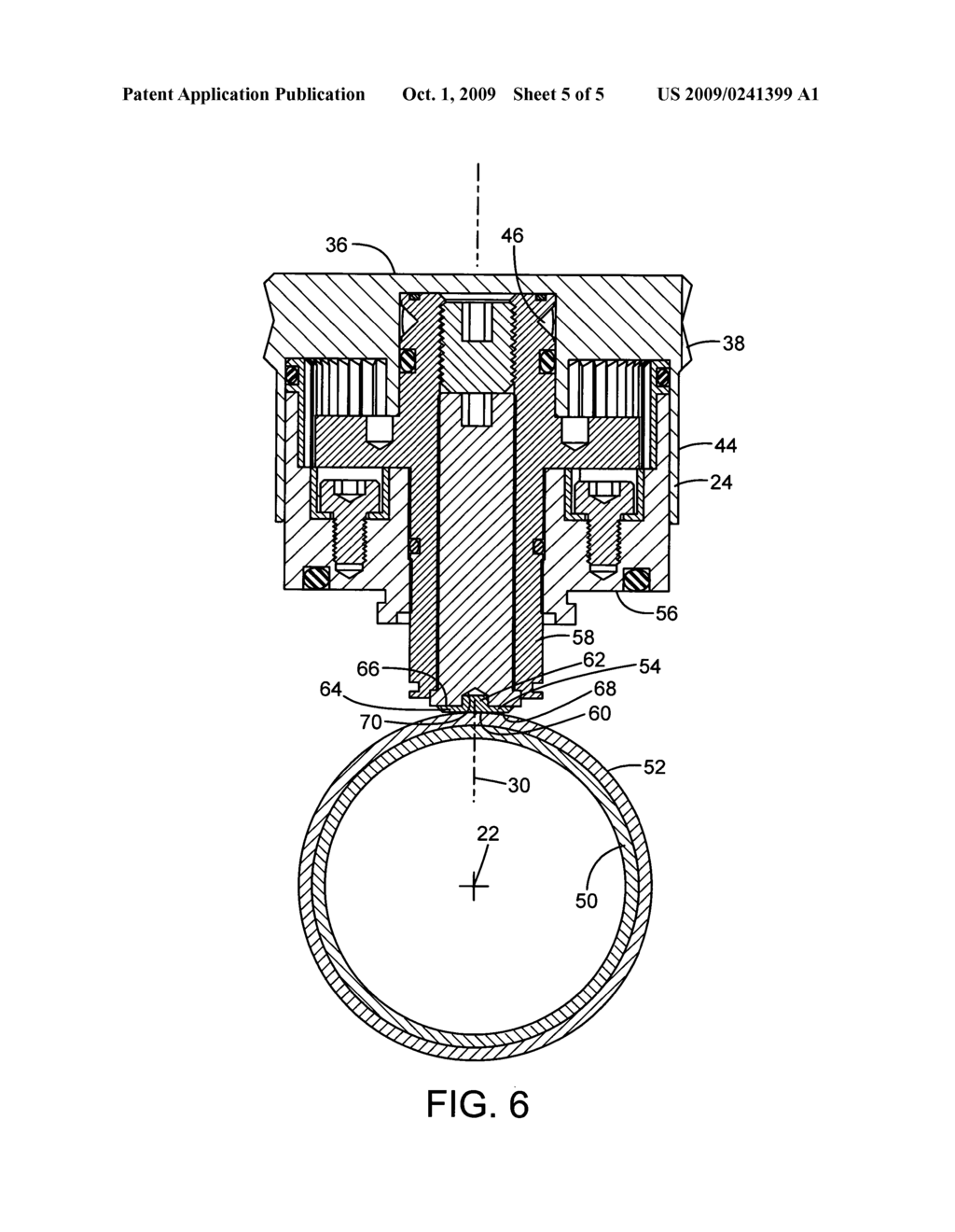 Rifle scope with friction reducing element - diagram, schematic, and image 06