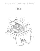 Laundry treating machine diagram and image