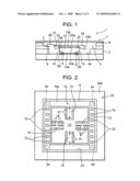 Acceleration sensor package diagram and image