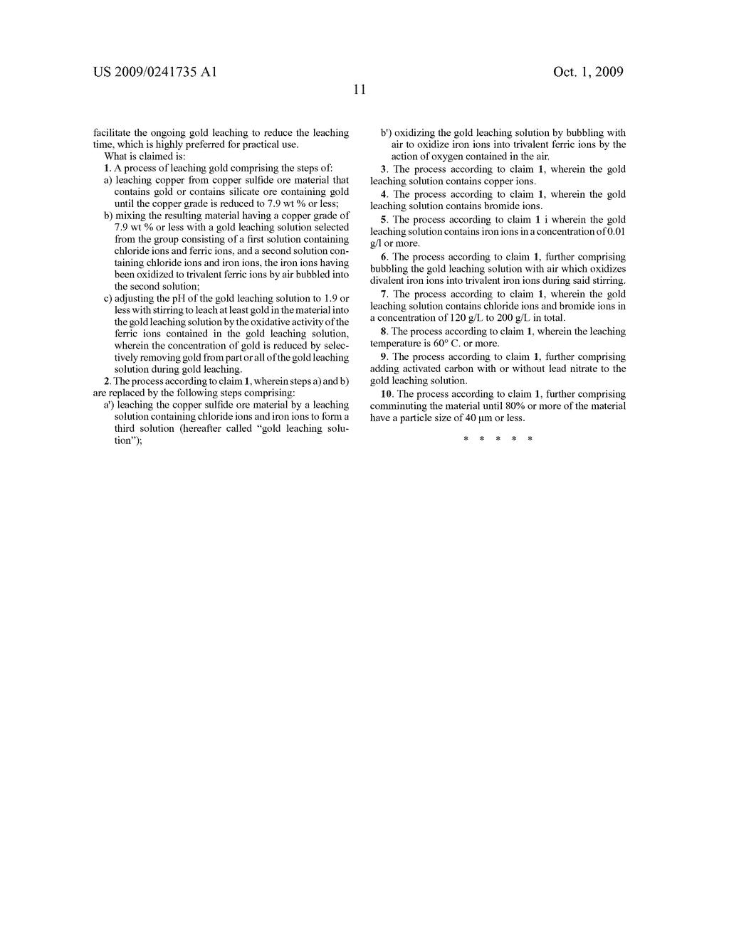 PROCESS OF LEACHING GOLD - diagram, schematic, and image 19