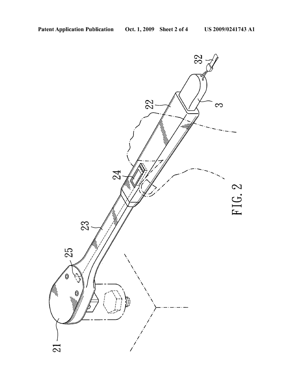 ELECTRONIC TORQUE SPANNER WITH EXPANSION MEMBER - diagram, schematic, and image 03