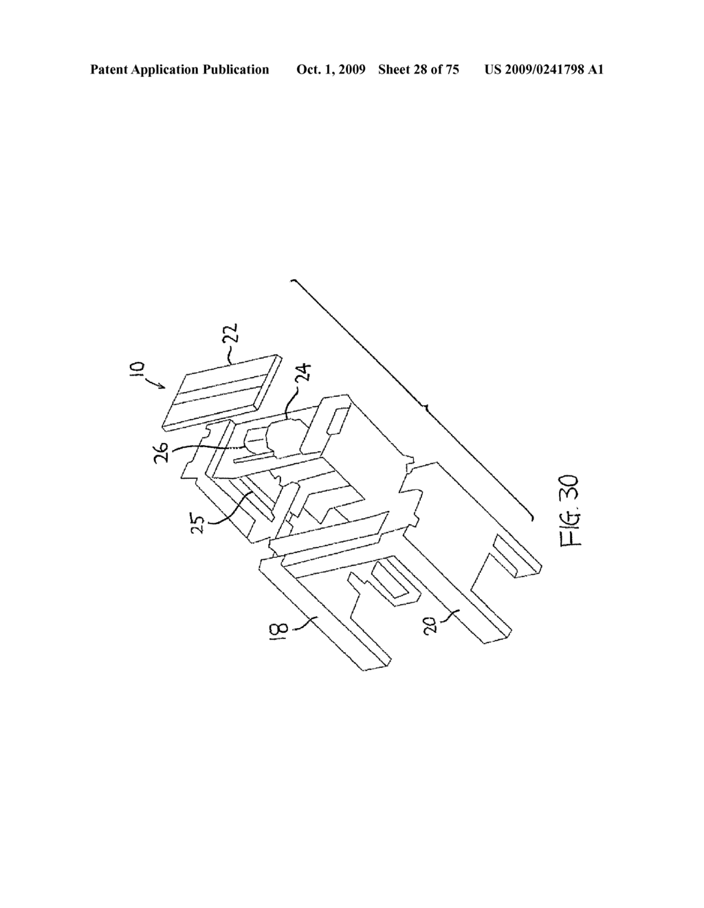 Method and device for transporting toy moving object between dislocated slot track segments - diagram, schematic, and image 29