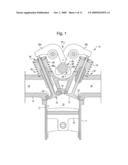 VARIABLE INTAKE VALVE ASSEMBLY FOR INTERNAL COMBUSTION ENGINE diagram and image