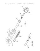 PRESSURE ADJUSTABLE MECHANISM FOR PAINT BALL GUNS diagram and image