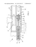 PRESSURE ADJUSTABLE MECHANISM FOR PAINT BALL GUNS diagram and image