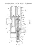 PRESSURE ADJUSTABLE MECHANISM FOR PAINT BALL GUNS diagram and image