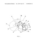 MANDIBULAR AND NECK SUPPORT AND POSITIONING DEVICE diagram and image