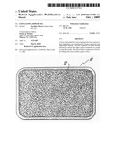 Exfoliating shower mat diagram and image