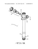 Ball valve cartridge for use with remote handle diagram and image