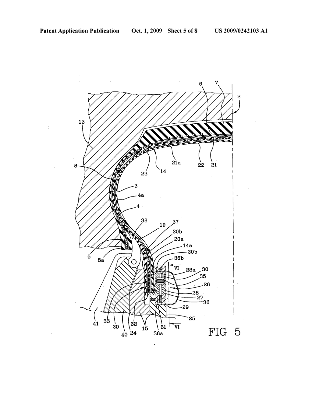 Method and a plant for manufacturing tyres - diagram, schematic, and image 06