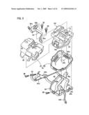 Motorcycle with control unit for controlling operation of a brake pressure regulating unit diagram and image