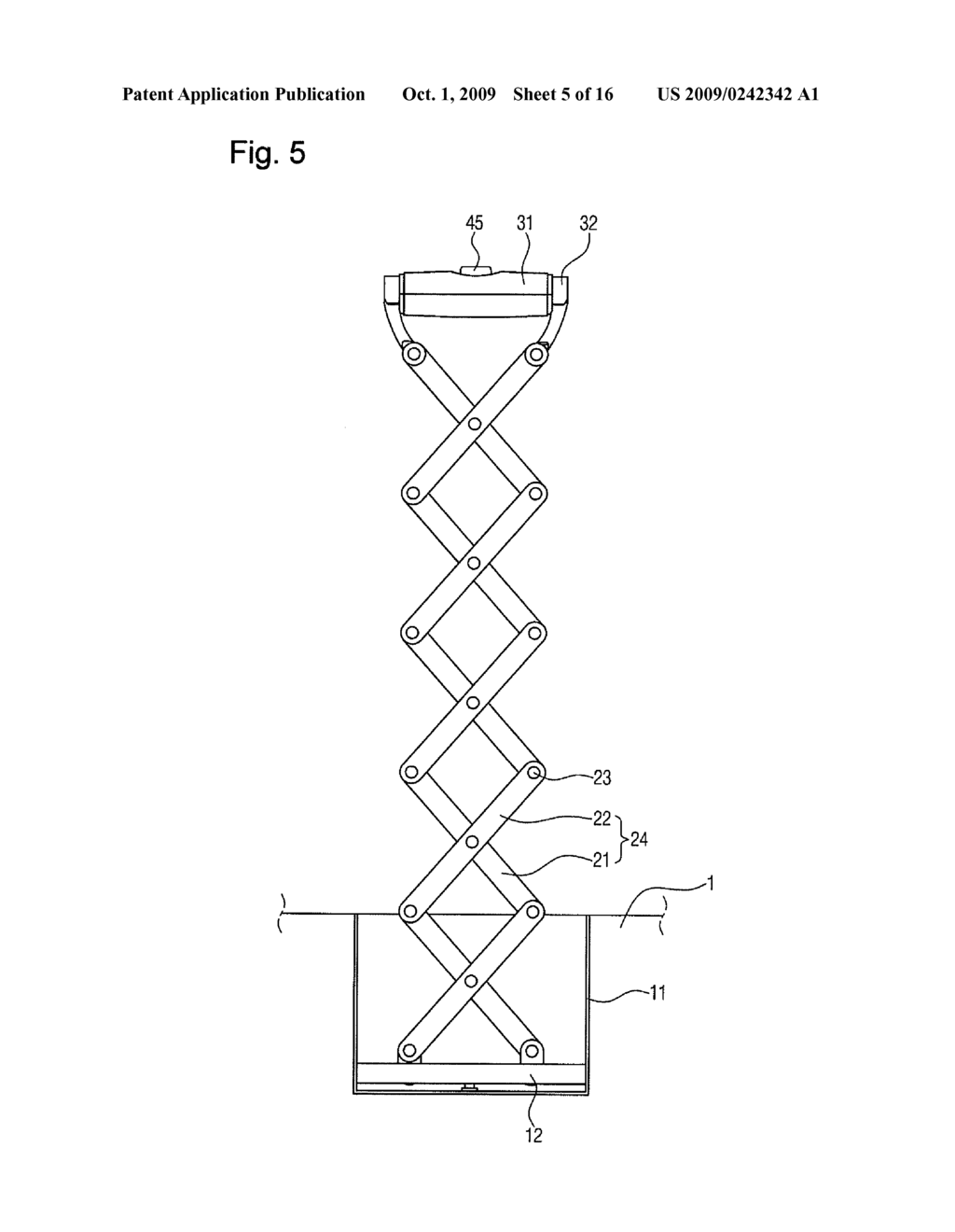 Foldable cross-patterned pull-handle and bag having the same - diagram, schematic, and image 06