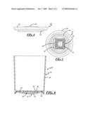 Attachment of an RFID tag to a container diagram and image