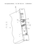 MAGAZINE HOLDING STRUCTURE AND LIBRARY DEVICE HAVING THE SAME diagram and image