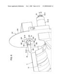 TRANSPORT DEVICE FOR TRANSPORTING ROLL-SHAPED RECORDING MEDIUM AND RECORDING APPARATUS diagram and image