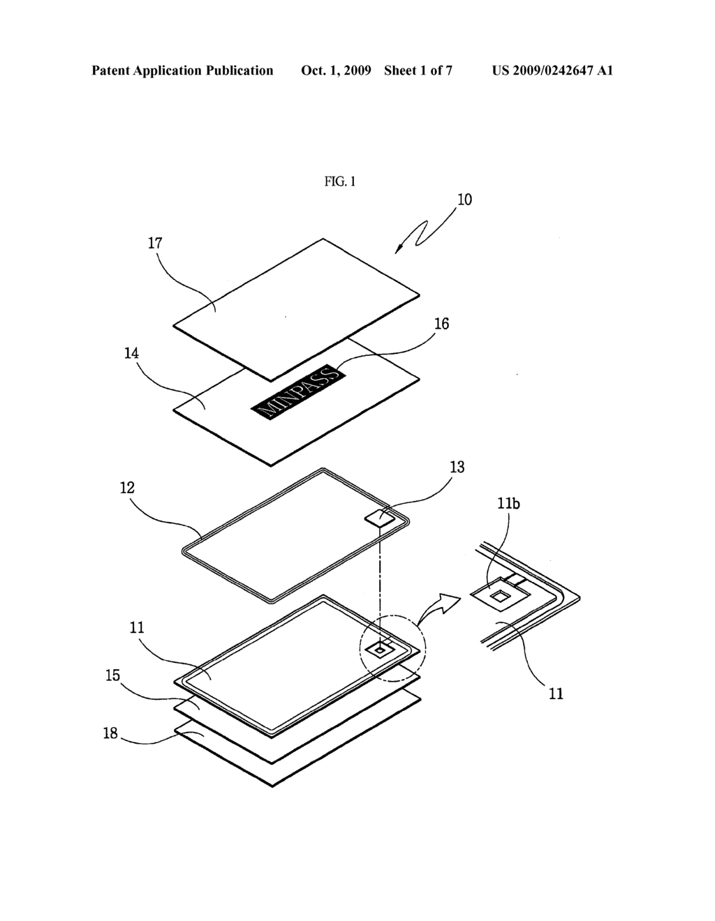 RFID CARD USING KOREA PAPER AND THE MANUFACTURING METHOD THEREOF - diagram, schematic, and image 02