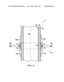 Apparatus for flexibly restraining service loops in an oil derrick to prevent entangling of the loops diagram and image