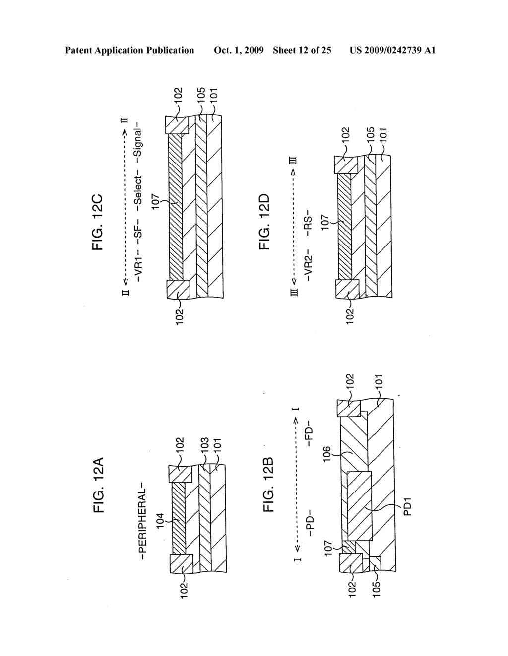 SEMICONDUCTOR IMAGING DEVICE HAVING A PLURALITY OF PIXELS ARRANGED IN A MATRIX-LIKE PATTERN - diagram, schematic, and image 13