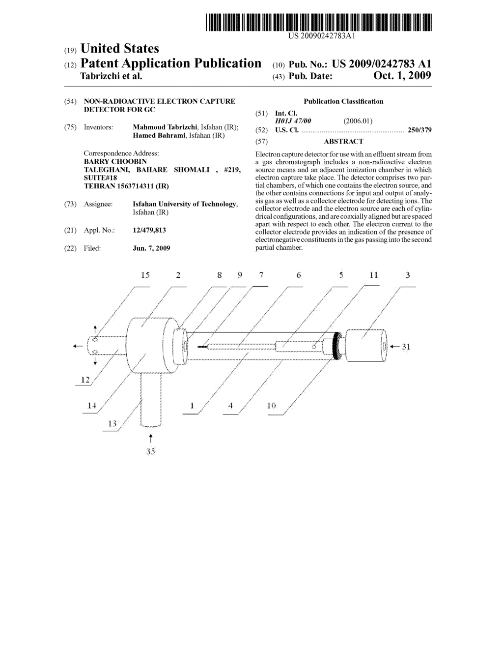 Non-Radioactive Electron Capture Detector for GC - diagram, schematic, and image 01