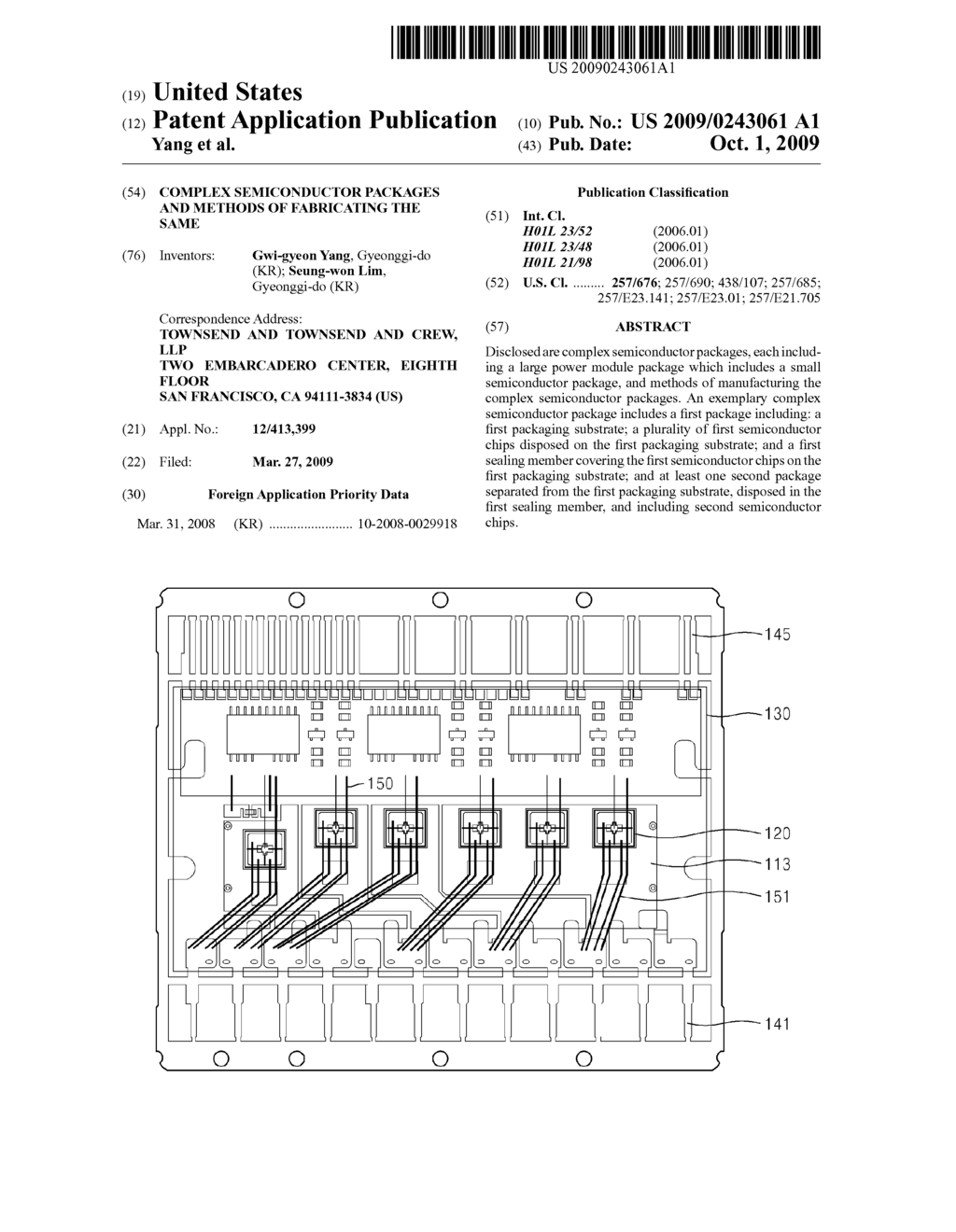 Complex Semiconductor Packages and Methods of Fabricating the Same - diagram, schematic, and image 01