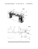 AUXILIARY DRIVE DEVICE FOR THE CONVEYING OF SHEETSON A FEED TABLE OF A CUTTING PRESS diagram and image