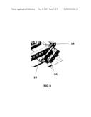 AUXILIARY DRIVE DEVICE FOR THE CONVEYING OF SHEETSON A FEED TABLE OF A CUTTING PRESS diagram and image