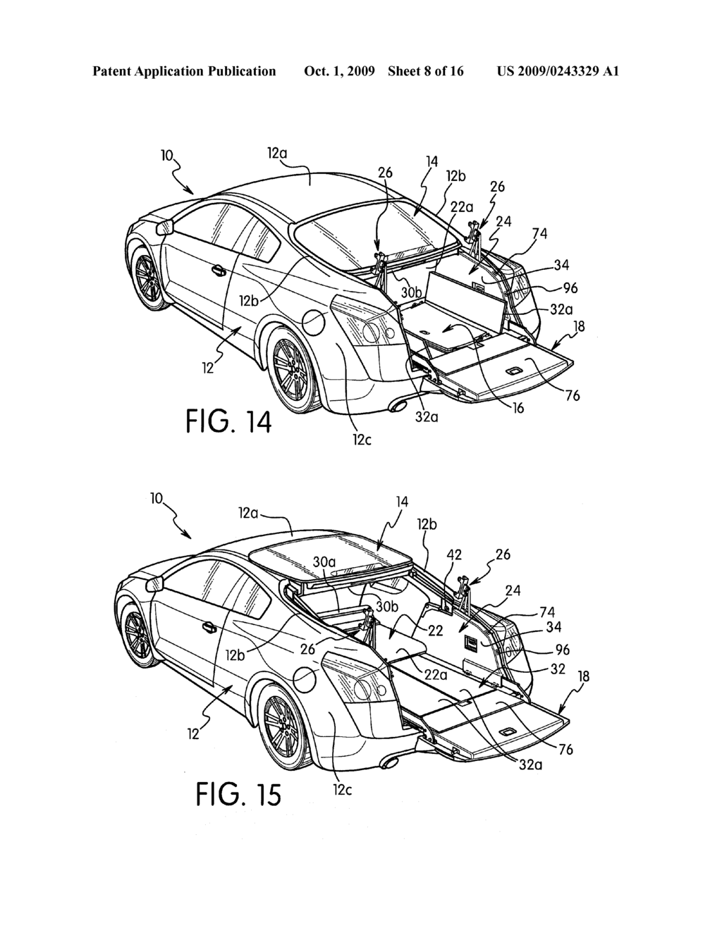 PASSENGER VEHICLE TRUNK STRUCTURE - diagram, schematic, and image 09