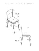 Universal hunting swivel chair diagram and image