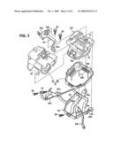 Motorcycle including brake-by-wire system with flexibly supported fluid pressure regulating unit diagram and image