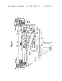 Motorcycle including brake-by-wire system with flexibly supported fluid pressure regulating unit diagram and image