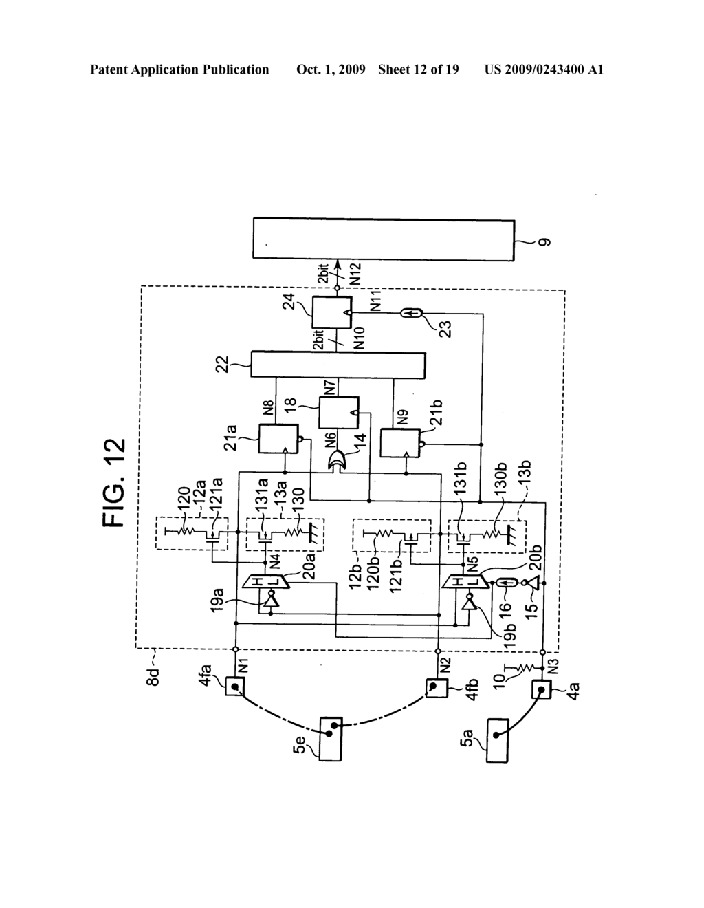 Semiconductor device capable of switching operation modes and operation mode setting method therefor - diagram, schematic, and image 13