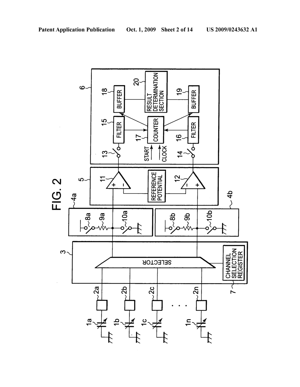 Capacitive sensing device and method - diagram, schematic, and image 03