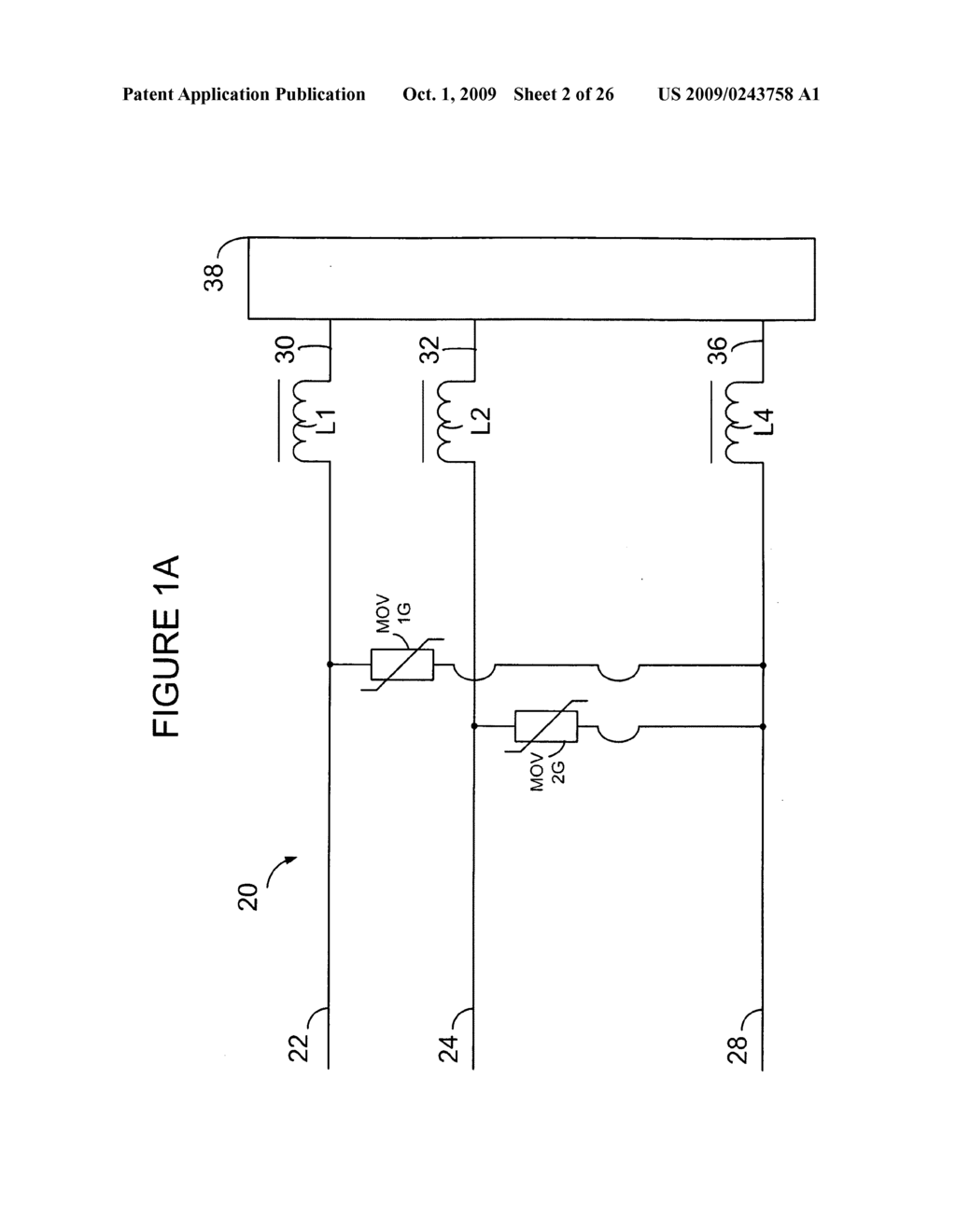 Power conditioning circuit utilizing high oersted rating inductors - diagram, schematic, and image 03