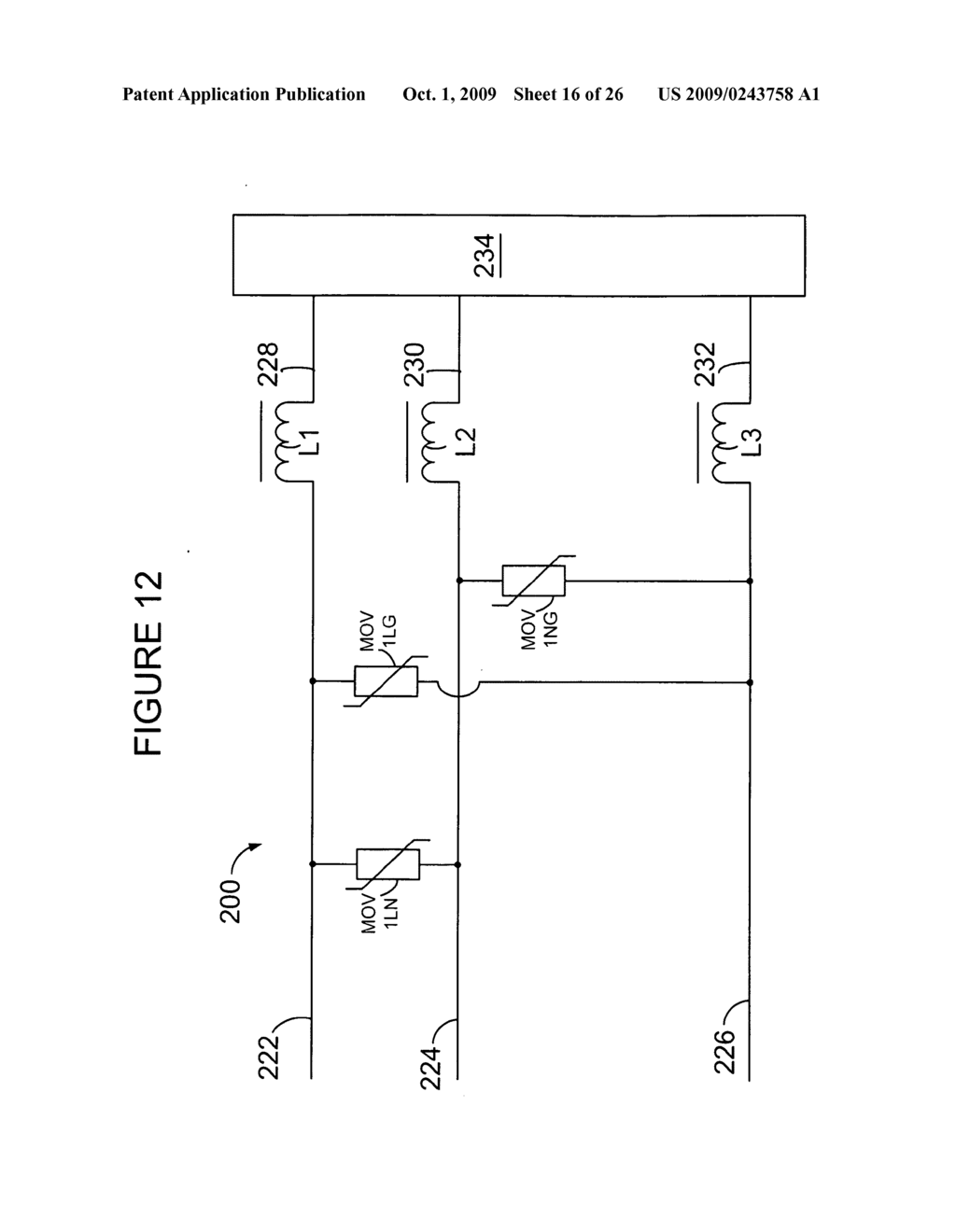 Power conditioning circuit utilizing high oersted rating inductors - diagram, schematic, and image 17