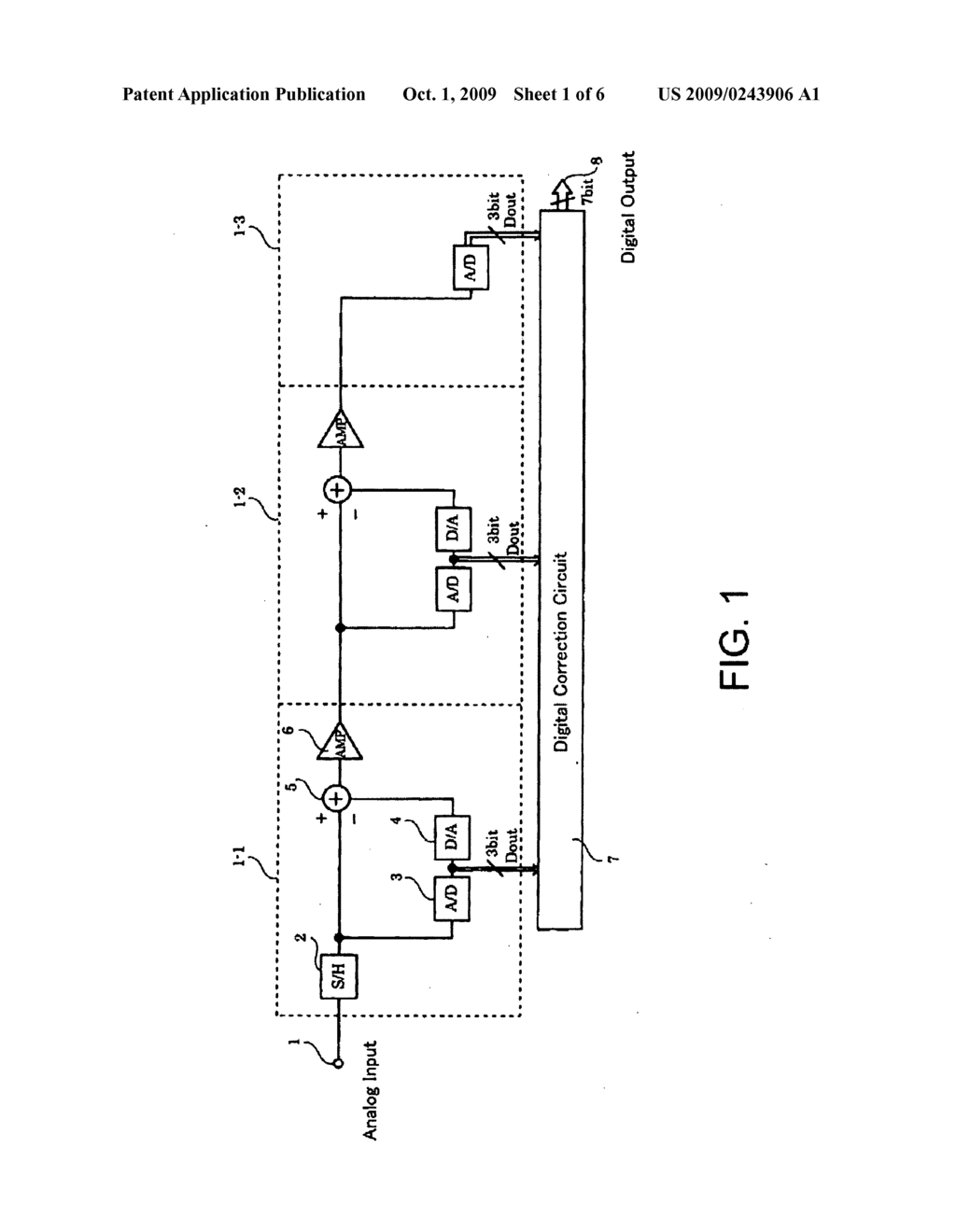 DIFFERENTIAL COMPARATOR, AND PIPELINE TYPE A/D CONVERTER EQUIPPED WITH THE SAME - diagram, schematic, and image 02