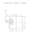 HIGH FREQUENCY WAVE GLASS ANTENNA FOR AN AUTOMOBILE AND WINDOW GLASS SHEET FOR AN AUTOMOBILE WITH THE SAME diagram and image