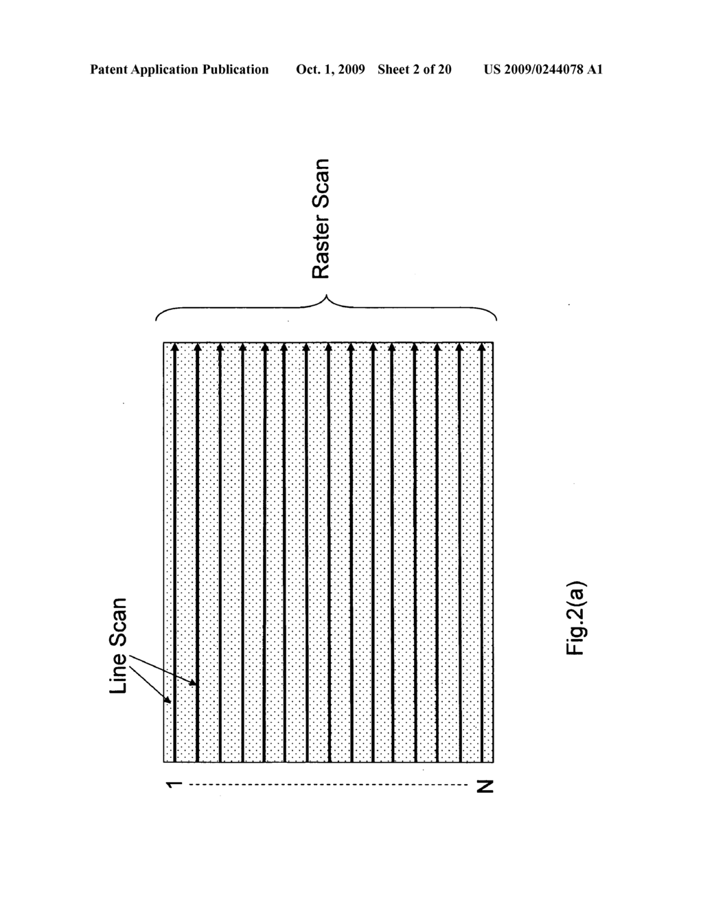 METHOD AND APPARATUS FOR OBTAINING IMAGES BY RASTER SCANNING CHARGED PARTICLE BEAM OVER PATTERNED SUBSTRATE ON A CONTINUOUS MODE STAGE - diagram, schematic, and image 03