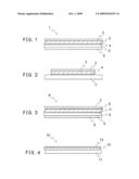 TRANSFER SHEET FOR INK JET PRINTING AND FIBER PRODUCT EQUIPPED WITH THE SAME diagram and image