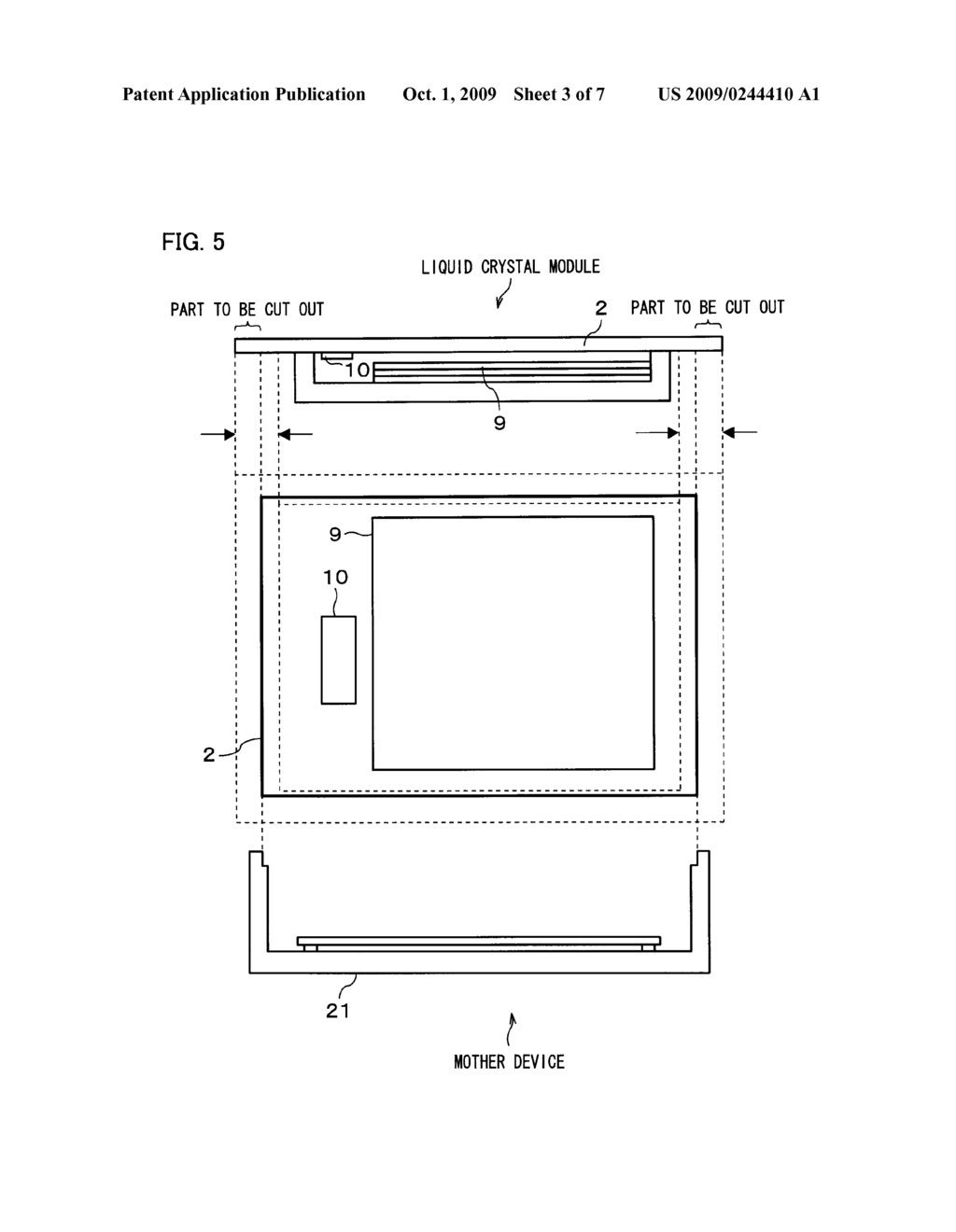 LIQUID CRYSTAL MODULE, AUDIO FUNCTION-EQUIPPED LIQUID CRYSTAL MODULE, MOBILE COMMUNICATION DEVICE, AND MOBILE INFORMATION PROCESSING DEVICE - diagram, schematic, and image 04