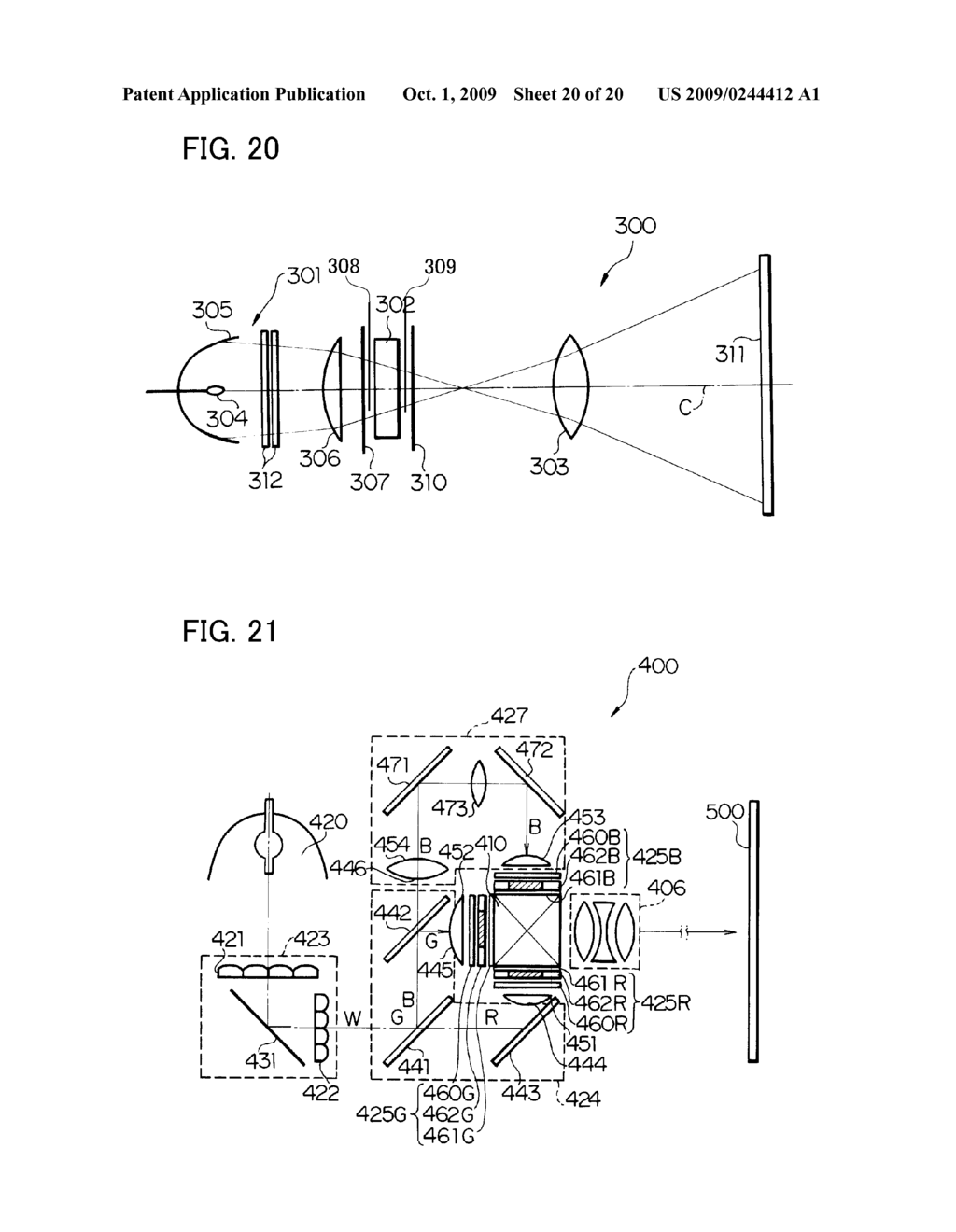 OPTICAL COMPENSATOR, LIQUID CRYSTAL DISPLAY SYSTEM, AND PROJECTION TYPE LIQUID CRYSTAL DISPLAY SYSTEM AND PRODUCTION METHOD AND ADJUSTMENT METHOD OF DISPLAY SYSTEM - diagram, schematic, and image 21