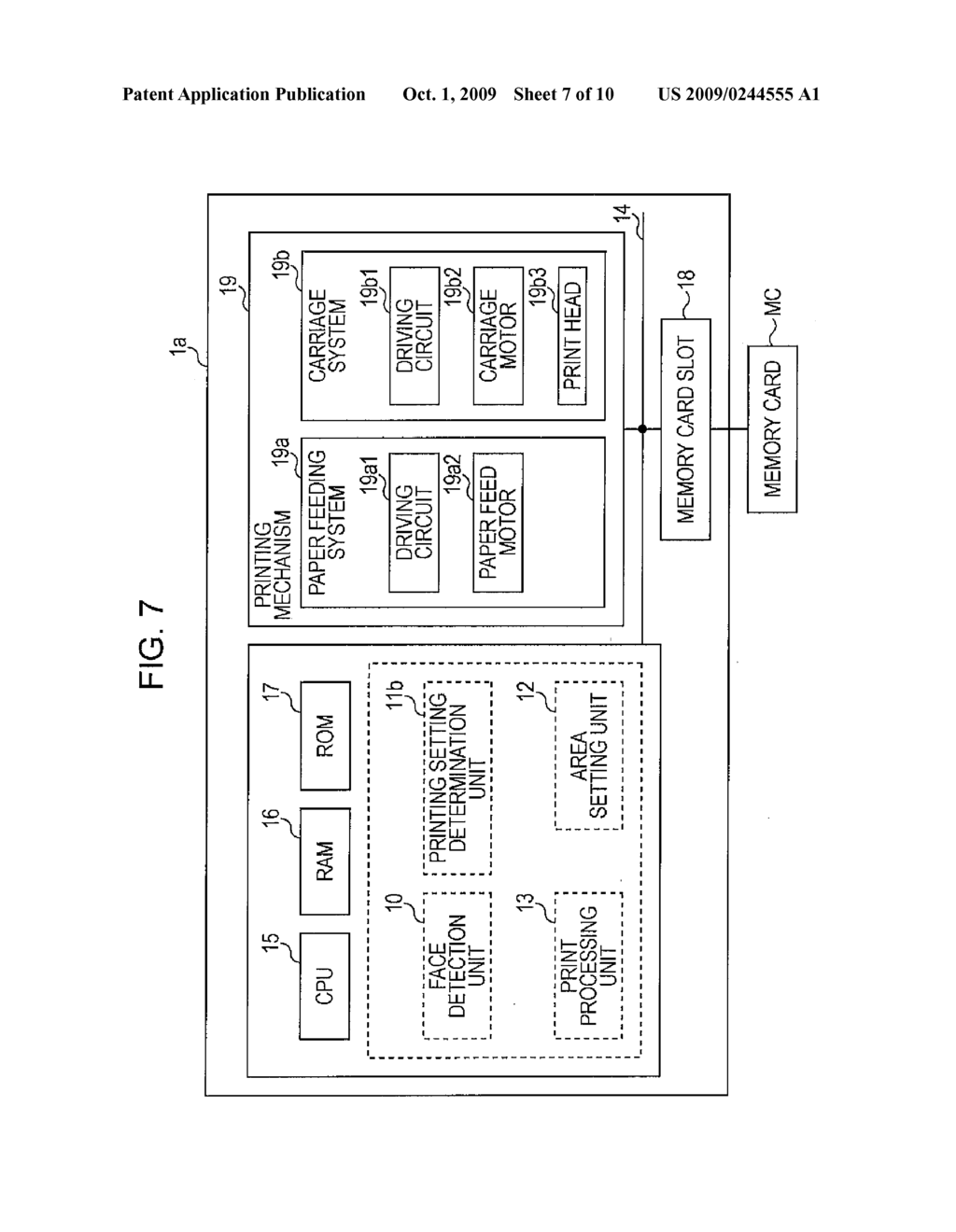 Printing Device, Printing Method, Print Setting Determination Device, and Computer Program - diagram, schematic, and image 08