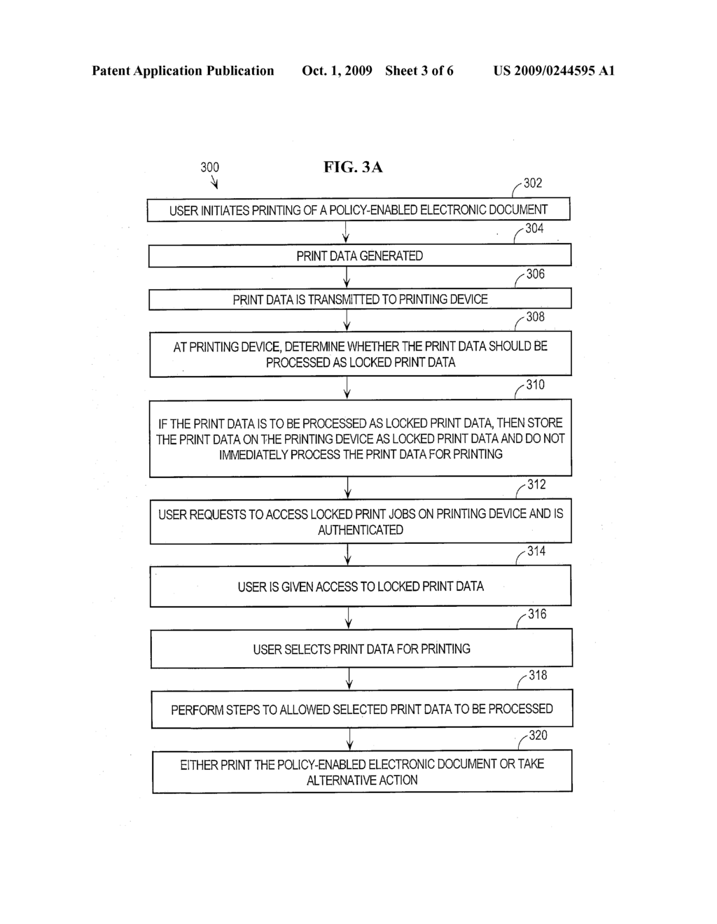 Approach For Processing Print Data Using Password Control Data - diagram, schematic, and image 04