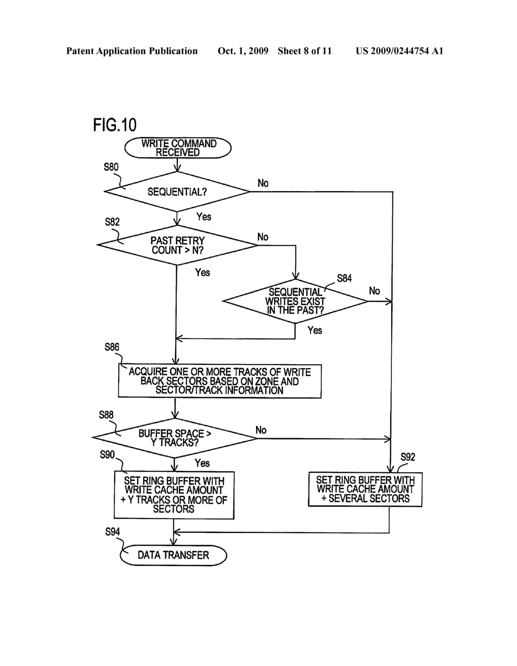 DATA STORAGE DEVICE AND WRITE PROCESSING METHOD FOR DATA STORAGE DEVICE - diagram, schematic, and image 09