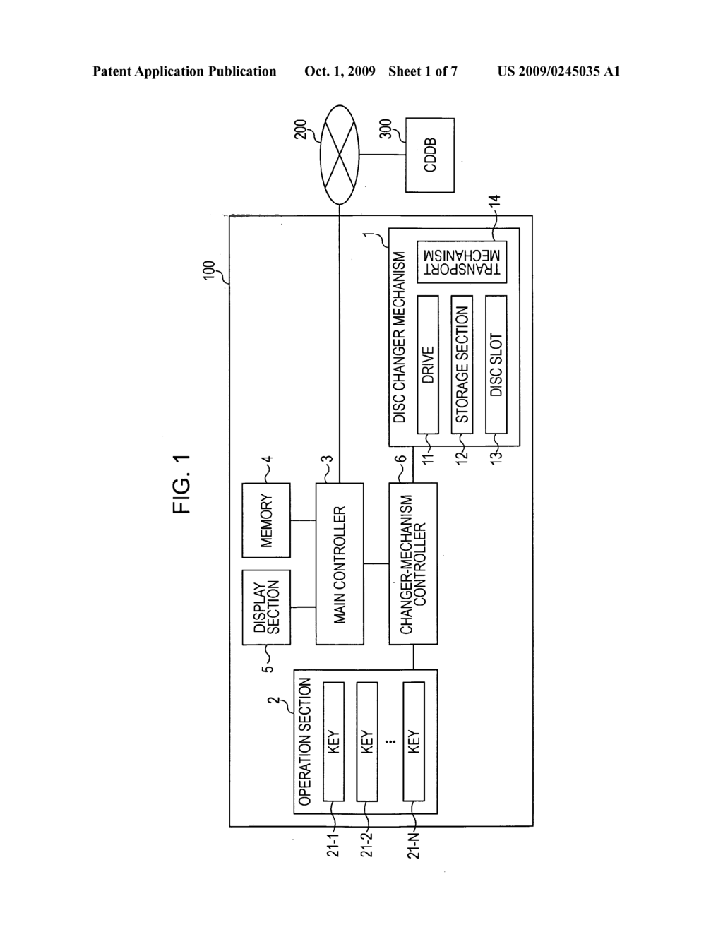 Disc storage apparatus and disc storage method - diagram, schematic, and image 02