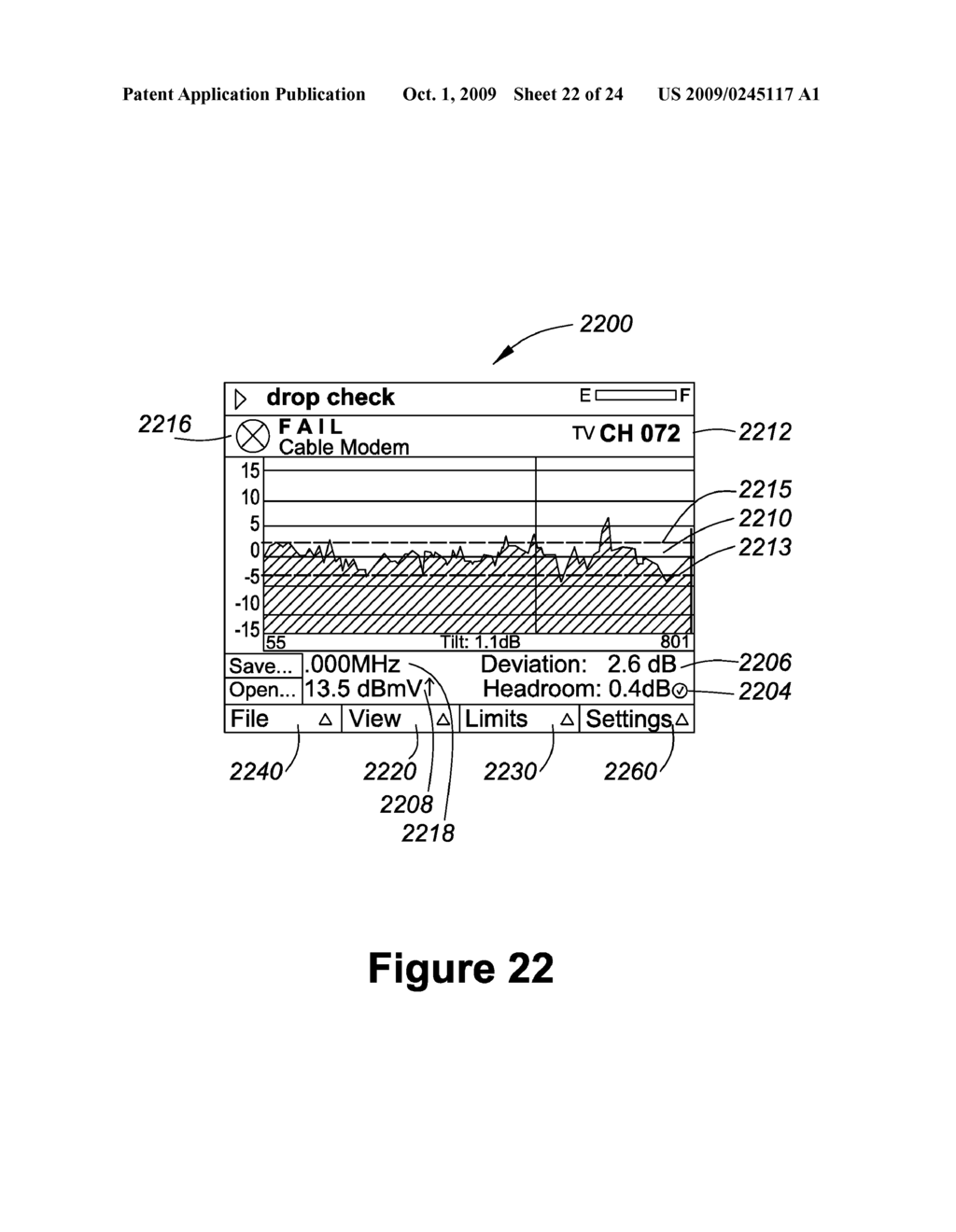 DETECTION OF NETWORK IMPAIRMENTS THROUGH TILT-NORMALIZED MEASUREMENT DATA - diagram, schematic, and image 23