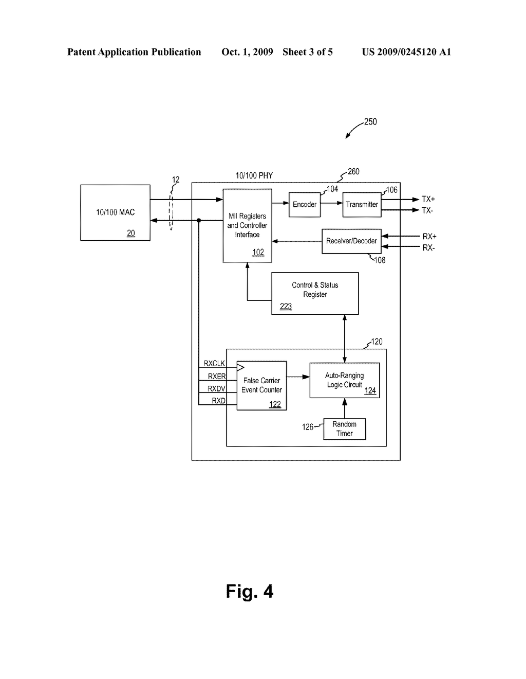 Ethernet Physical Layer Transceiver with Auto-Ranging Function - diagram, schematic, and image 04