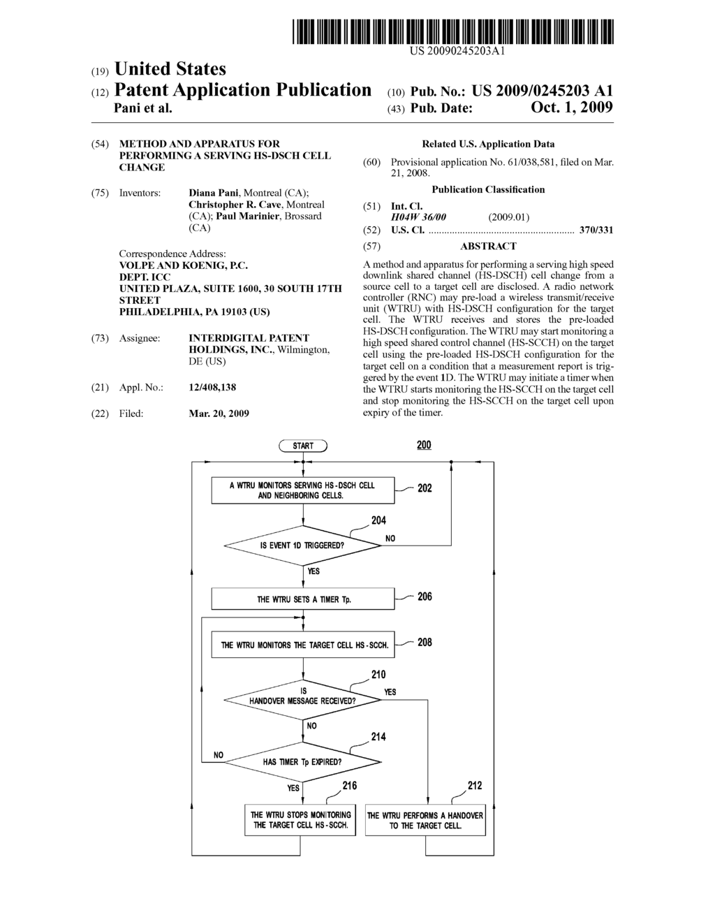 METHOD AND APPARATUS FOR PERFORMING A SERVING HS-DSCH CELL CHANGE - diagram, schematic, and image 01