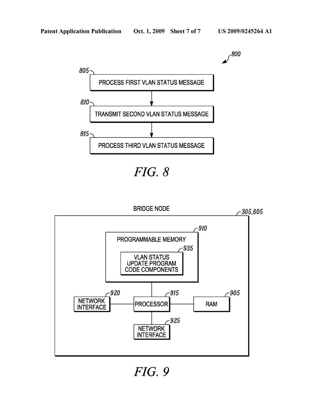 METHOD AND SYSTEM FOR UPDATING A VIRTUAL LOCAL AREA NETWORK (VLAN) STATUS OF A NODE IN A MESH NETWORK - diagram, schematic, and image 08