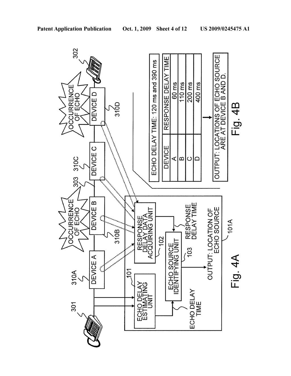 METHOD FOR IDENTIFYING A DEVICE TRANSMITTING AN ECHO SIGNAL, ECHO SOURCE IDENTIFYING METHOD FOR IDENTIFYING ECHO SOURCE, MEASURING APPARATUS FOR IDENTIFYING A SOURCE OF AN ECHO, AND ECHO SOURCE IDENTIFYING APPARATUS - diagram, schematic, and image 05