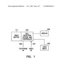 INTEGRATED TELEPHONY AND VIDEO SYSTEM diagram and image